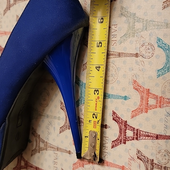 Cobalt Blue heels - Picture 6 of 6